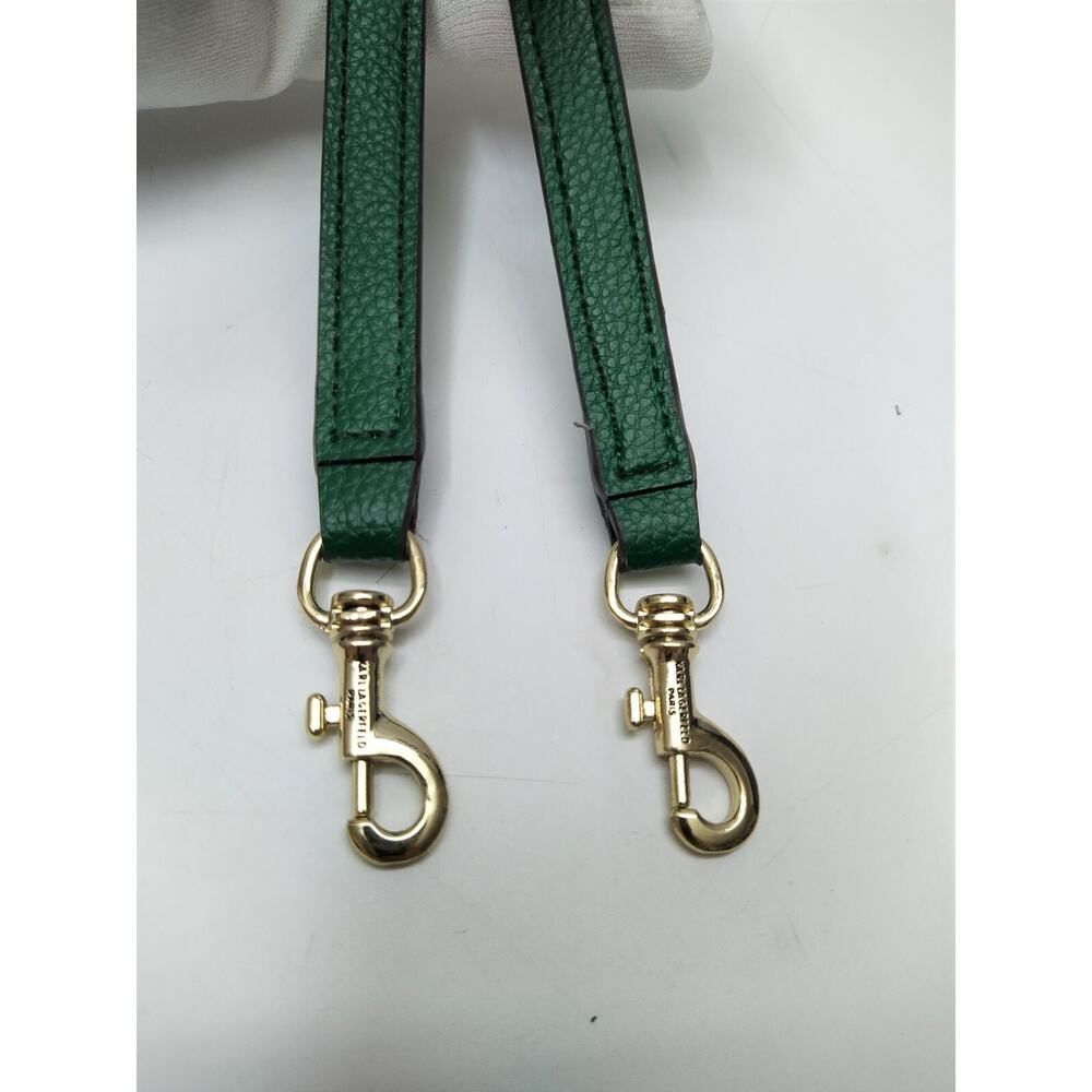 Karl Lagerfeld Replacement Strap Green Leather Gold-tone Spring Trigger Hook - Picture 7 of 11